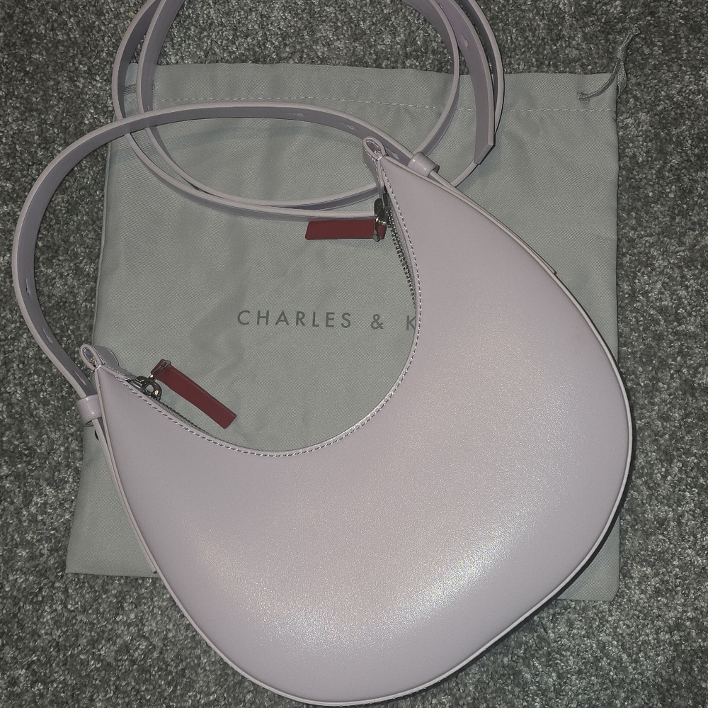 Charles & Keith Pastel Purple Shoulder Bag